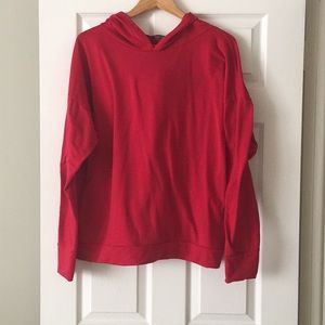 Red Tracksuit with racer stripes